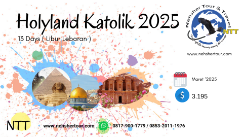 HOLYLAND TOUR KATOLIK LEBARAN 2025