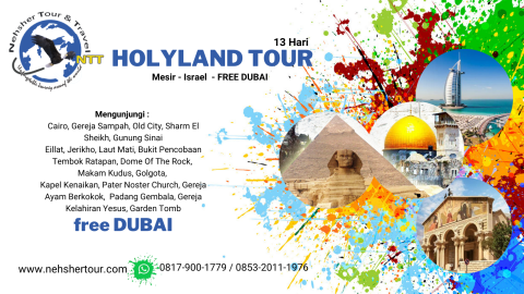 HOLYLAND TOUR  MURAH 2025 free DUBAI