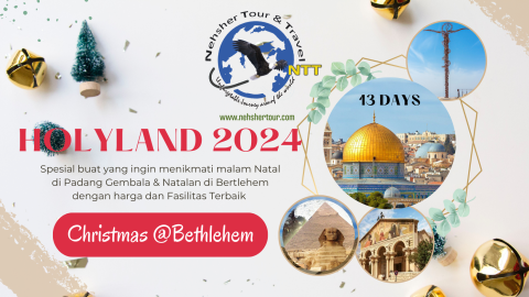 Paket Tour Holyland Natal 2025