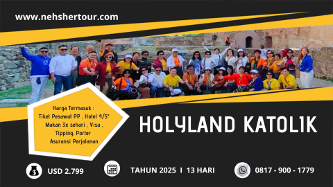 PAKET TOUR ISRAEL KATOLIK 2025 free DUBAI