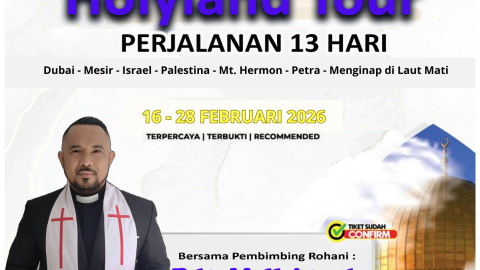 PAKET ZIARAH HOLYLAND LENGKAP 2026 