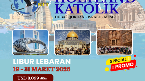 HOLYLAND TOUR KATOLIK LEBARAN 2026