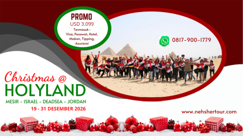 Paket Tour Holyland Natal 2026