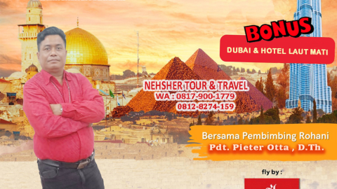 TOUR HOLYLAND LENGKAP MURAH 2027 FREE DUBAI