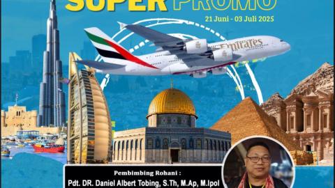 TOUR HOLYLAND LIBURAN SEKOLAH 2027