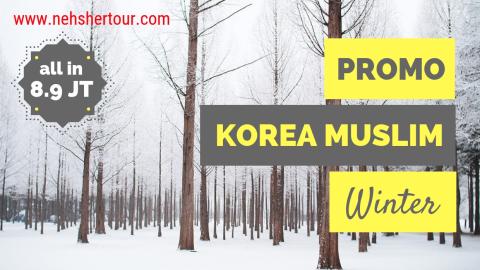 TOUR KOREA MUSLIM WINTER 2026